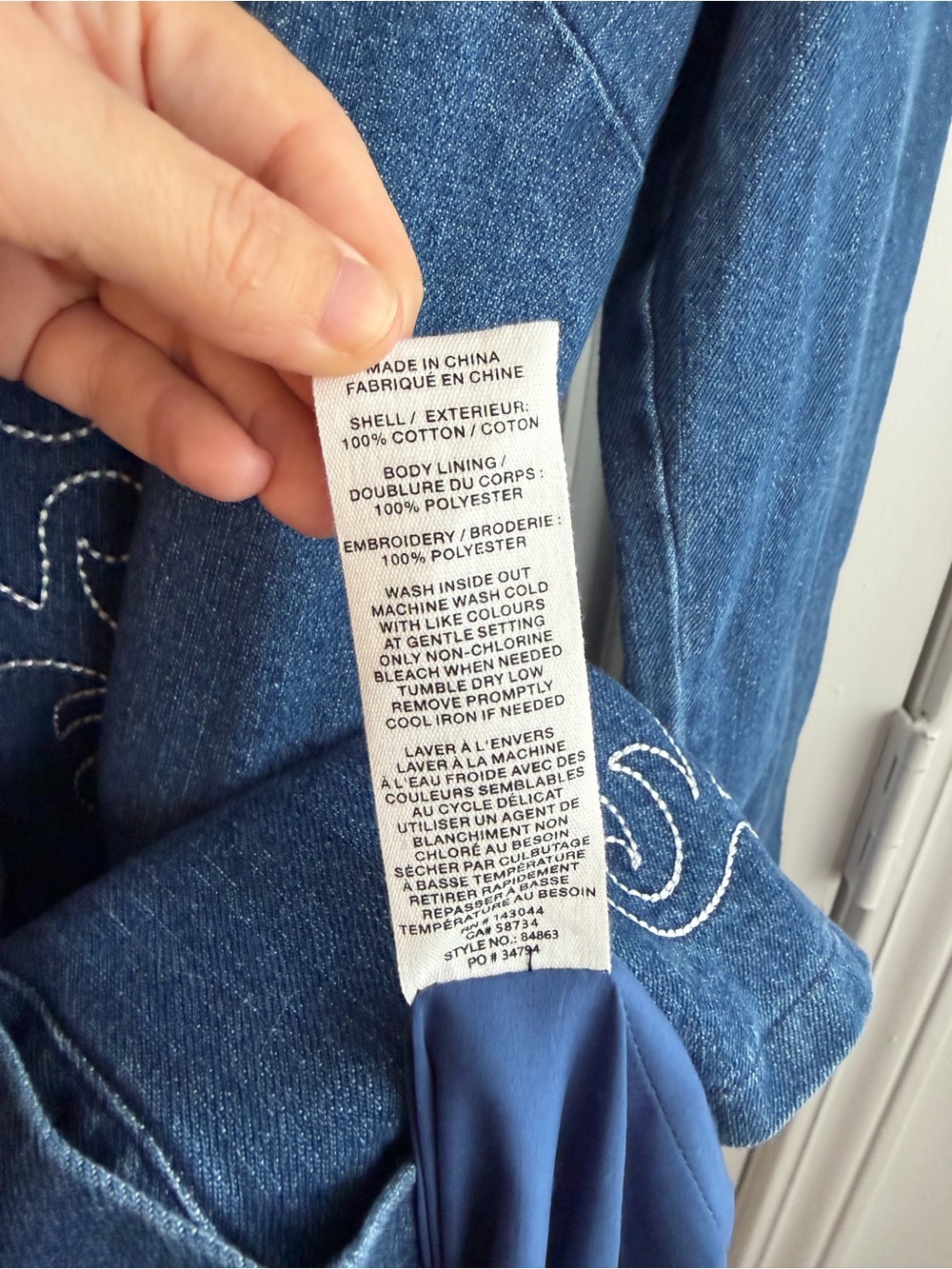 Avec les Filles western denim dress - Picture 12 of 12
